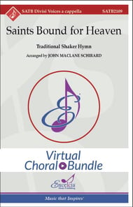 Saints Bound for Heaven SATB choral sheet music cover